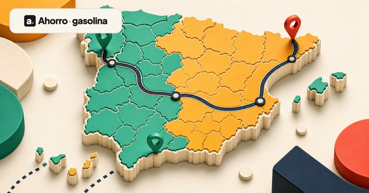Las provincias con la gasolina más barata (y más cara) de España